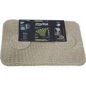 StayPut - Placemat en Onderzetter Set - 6 stuks - Crème (6 stuks)