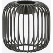 Point-Virgule Wire theelichthouder zwart ø 9.5cm H 9.5cm