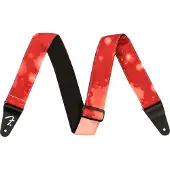 Fender Tie Dye Acid Wash Gitaarband Rood