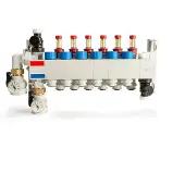 Rehau Rautherm Speed vloerverwarmingverdeler hkv-d p 9-groeps, aansluiting 16mm