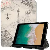 IMoshion Design Trifold Bookcase voor de Apple iPad 6 (2018) 9.7 inch / iPad 5 (2017) 9.7 inch / Air 2 (2014)/Air 1 (2013) - Parijs