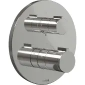 Blaufoss Smartbox Round thermostatische inbouw douchekraan 2 functies glanzend chroom