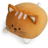 Balvi kattenkussen Kitty bruin - Bruin / 30 x 33 x 20 cm / Polyester