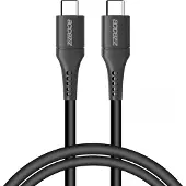Accezz USB-C naar USB-C kabel - 1 meter - Zwart