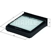 MAHLE ORIGINAL LA 376 Interieurfilter
