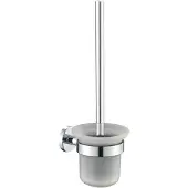 Plieger Vigo Wc Borstel – Toiletborstel Met Houder Glas – Wandhouder – 10 jaar garantie – Chroom