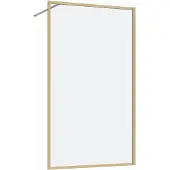 Guido Gusto 120x200 inloopdouche serie Enzo mat goud