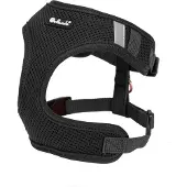 Petlando Hondenharnas Mesh Vest Zwart - Hondentuig - L 37-44/50-68 Cm