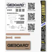 Gibbon Slacklines - Giboard Line - Slackline 160 x 5 cm, jib line /zwart