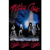 Motley crue Vlag - Girls, girls, girls - voor Geen - meerkleurig | Maat Standard