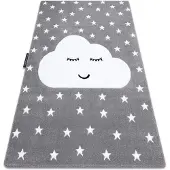 Rugsx Tapijt PETIT CLOUD WOLKJE Sterretje grijskleuring 160x220 cm