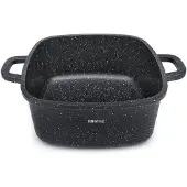 KINGHOFF 1604 - Braadpan - vierkant - 26 cm - 5.5 liter