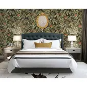 Dutch Wallcoverings behang bird-of-paradise zwart