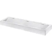 Delabie MINERALCAST collectieve wastafel wandmodel 1800 mm