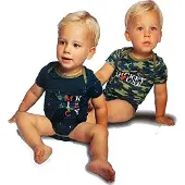 Disney Baby Mickey Mouse Army Rompertjes 86/92 - 2 Stuks