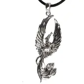 EtNox Zilveren hanger Phoenix - 925 zilver