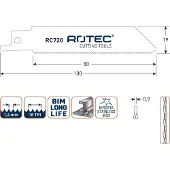 Rotec Reciprozagen RC720 / 522EF (VPE 5 stuks) - 5250720