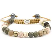 Karma Armband Spiral Mave Rosé Crystal
