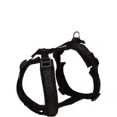 Petlando Harnas Y-Comfort Mesh, Zwart (XS, Hond, Algemeen), Kraag + Leiband