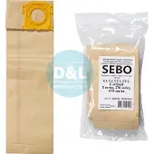 123schoon SEBO C Airbelt stofzuigerzakken (10 zakken)
