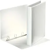 Esselte personaliseerbare ringmap, rug van 4,4 cm, 4 D-ringen 25 mm, wit - 3 stuks