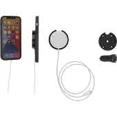 Brodit MagSafe houder zonder kogelgewricht met autolaadadapter, Smartphonehouder, Zwart