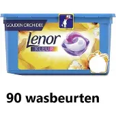 Lenor pods - Gouden Orchidee - kwartaalbox 90 capsules