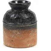 Serax Bloempot Sierpot Terracotta-Zwart D 15 cm H 19 cm opening 5cm