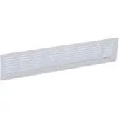 Nedco aluminium plintrooster 40 x 8 cm, aluminium