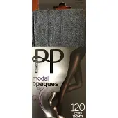 Pretty polly Panty - Modal Opaque - Dikke Panty - 120 Den. - M/L - 40/46 - Grijs