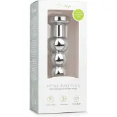 EasyToys - Dunne Buttplug met Kristal - Metalen Buttplug - Buttplugs - Buttplug Metaal - Anal Plug - Sex Toys voor Vrouwen en Mannen - Seksspeeltjes - Zilver
