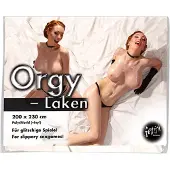 Fetish - Lakens van lakleer - 200 x 230 cm (wit)