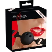 Bad Kitty Siliconen mondknevel met ademgaten 3.5 cm