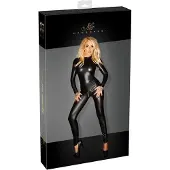 Noir - Catsuit dames - Glanzend - Lange mouw - Zwart
