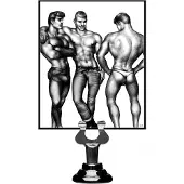 Tom of Finland Cockring Set - 3 Stuks - Blauw
