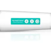 MyMagicWand - krachtige massage vibrator - wit/turquoise