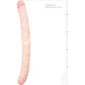 Easytoys Dildo Collection - Dubbele Dildo - 50 cm - Dildo - Dildo's - Sex Toys voor Vrouwen en Mannen - Sex Toys voor Koppels - Dildo Mannen Anaal - Beige