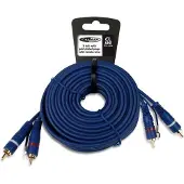 Caliber CL195 - RCA Kabel - 5 meter - Vergulde connectoren - Blauw