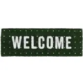 Esschert Design Deurmat 25,5 X 75,5 Cm Kokosvezel/pvc Groen