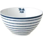 Laura Ashley Schaal Candy Stripe Blauw D 9 H 4,7 Cm