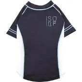 Croci T-Shirt Hond Surfing Zwart / Wit / Lichtblauw