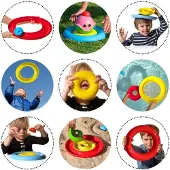 Moluk NELLO diam.24,5x2,5cm, 3 verschillende kleurencombinaties, 1+