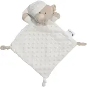 Interbaby Knuffeldoekje Beer Junior 28 X 17 Cm Polyester Crème
