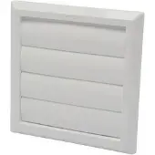 Sencys Overdrukrooster lamellen 19x19cm (grijs)