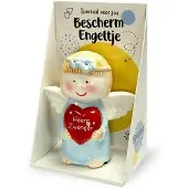Miko Engeltje /Beertje Keramiek Beeldje Hoera Zwanger