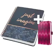Sigel notitieboek A4 - Jolie Mystic - spiraal - met gratis Jolie A6 notitieboek - SI-T1214-GA6