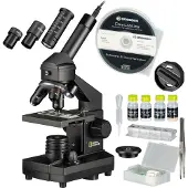 National Geographic 9039100 Microscope Zwart One Size / EU Plug 220V Kinderen