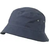 Myrtle beach Vissershoedje donkerblauw - bucket hat - zonnehoedje van katoen - L/XL