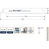 Rotec Reciprozagen RC730 / 922EF (VPE 5 stuks) - 5250730