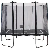 Spring Trampoline met Veiligheidsnet 366 x 244 cm (8x12ft) - Zwart
